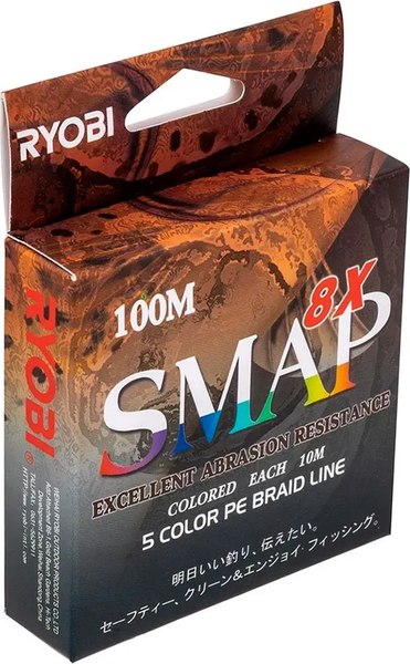 Леска плетеная Ryobi Smap PE8X 0.285мм