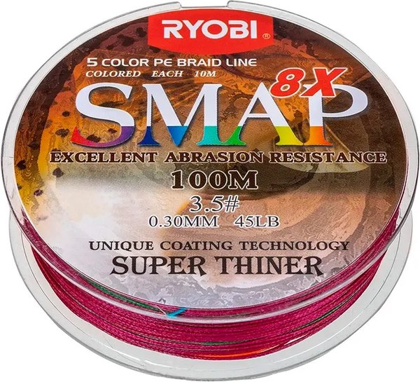 Леска плетеная Ryobi Smap PE8X 0.31мм