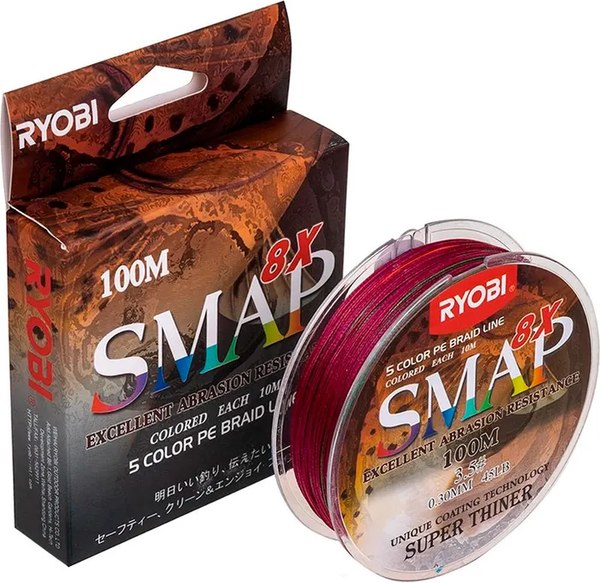 Леска плетеная Ryobi Smap PE8X 0.31мм
