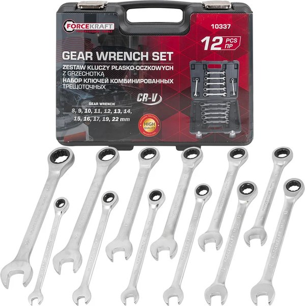 Набор ключей ForceKraft FK-10337 - фото
