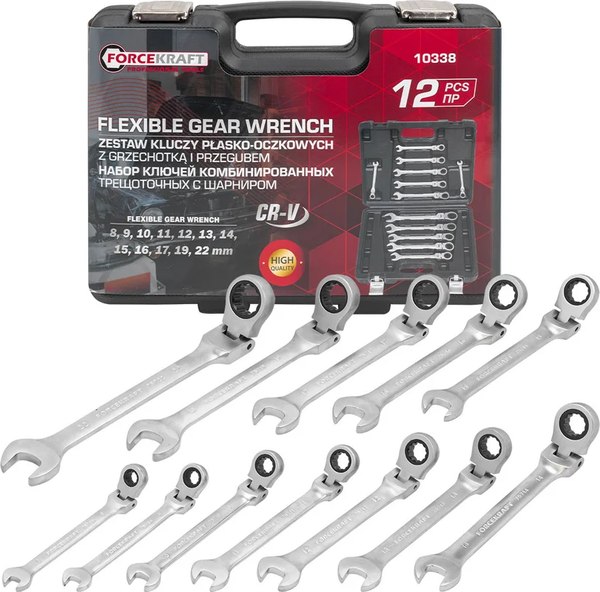 Набор ключей ForceKraft FK-10338 - фото