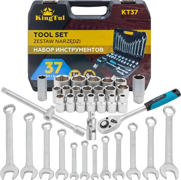 Универсальный набор инструментов KingTul KT-37 - фото