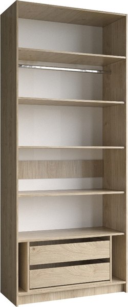 Шкаф-гармошка Евва Лайн ЛН-2D.560.03(0Z/0Z)