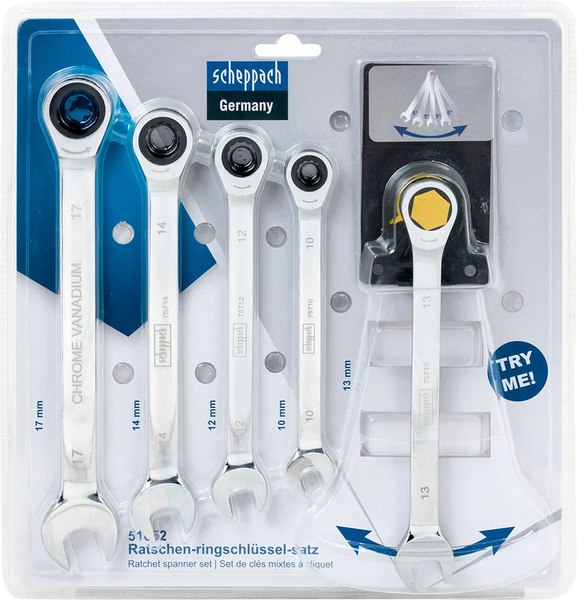 Набор ключей Scheppach Sch-51052 - фото