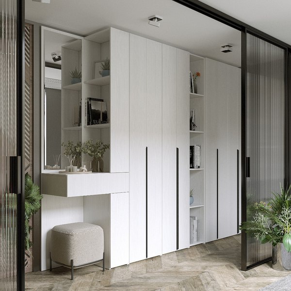 Шкаф-гармошка Евва Лайн ЛН-2D.560.04(0Z/0Z)