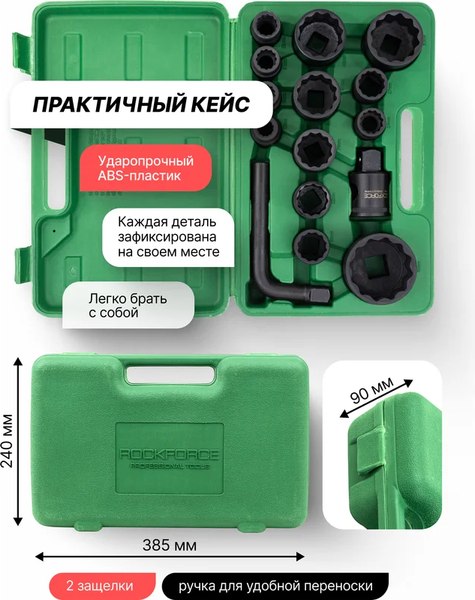 Универсальный набор инструментов RockForce RF-6154-5MPB