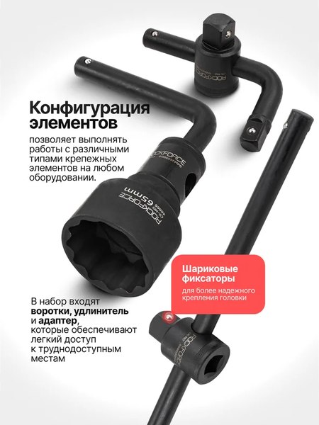 Универсальный набор инструментов RockForce RF-6204-5MPB