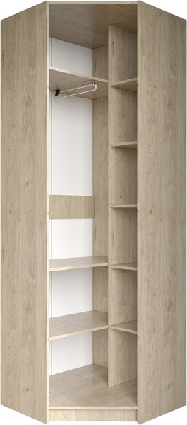 Шкаф-гармошка Евва Лайн ЛН-1U.820Х820(0Z) Угловой