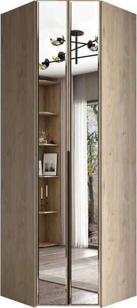 Шкаф-гармошка Евва Лайн ЛН-1U.820Х820(2Z) Угловой - фото