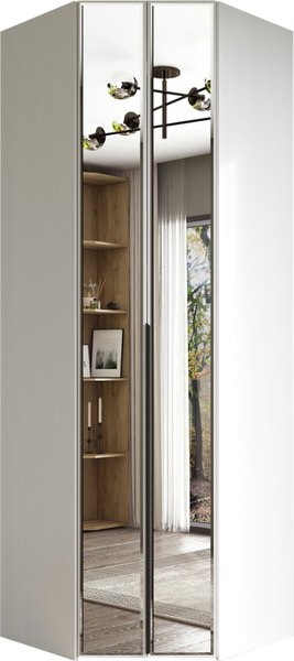 Шкаф-гармошка Евва Лайн ЛН-1U.820Х820(2Z) Угловой - фото