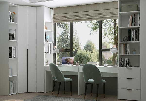 Шкаф-гармошка Евва Лайн ЛН-1U.930х930(2Z) Угловой