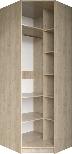 Шкаф-гармошка Евва Лайн ЛН-1U.820х930(0Z) Угловой