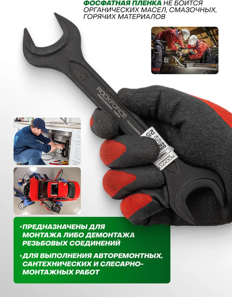 Гаечный ключ RockForce RF-7542528MPB
