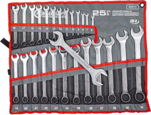 Набор ключей ForceKraft FK-5261P+1 - фото