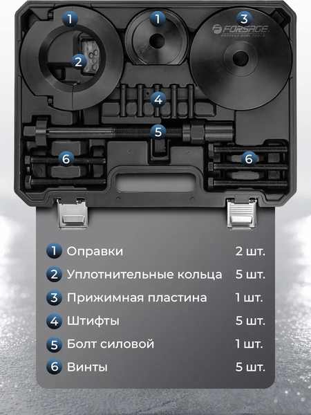 Набор автоинструмента Forsage F-913T2M