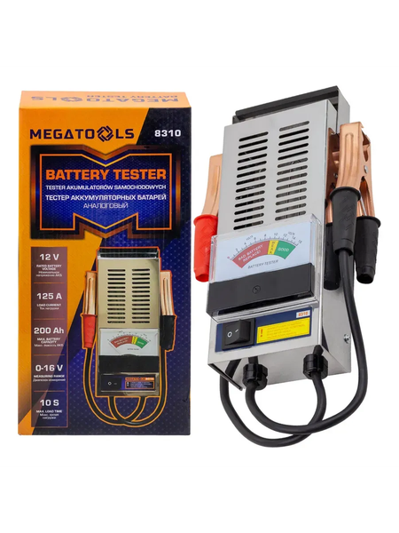 Тестер аккумуляторной батареи Megatools MT-8310