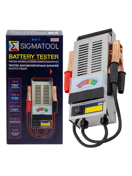 Тестер аккумуляторной батареи Sigmatool 8310
