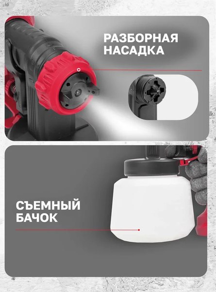 Краскопульт электрический Patron P-SG100-640H (65061)