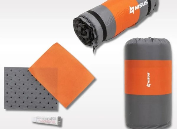 Туристический коврик Nisus 190x65x10 / N-010-GO