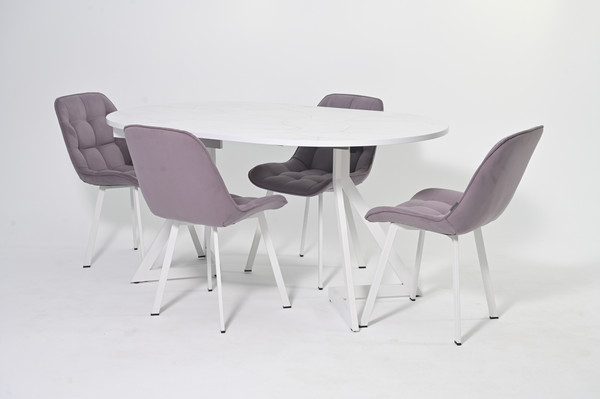 Обеденный стол Мир стульев Саен 45 100x100/40x40