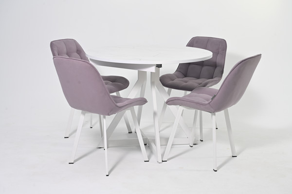 Обеденный стол Мир стульев Саен 45 100x100/40x40