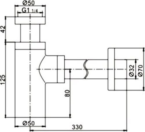 Сифон Rose RS22