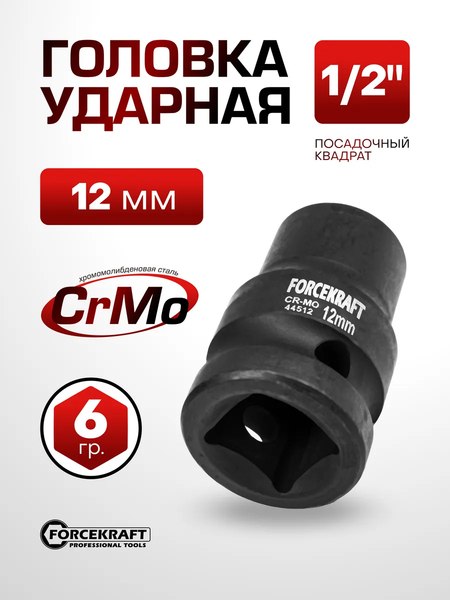 Головка слесарная ForceKraft FK-44512