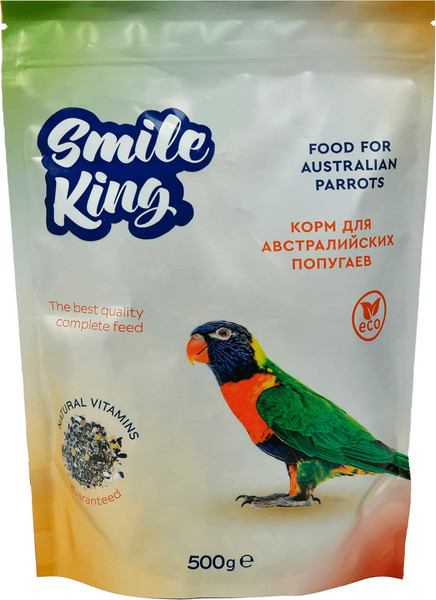 Корм для птиц Smile King Для австалийских попугаев / LKG-37 - фото
