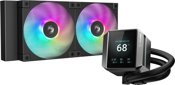 Кулер для процессора Deepcool Mystique 240 ARGB (R-LX550-BKADSNC-G-1)  - фото