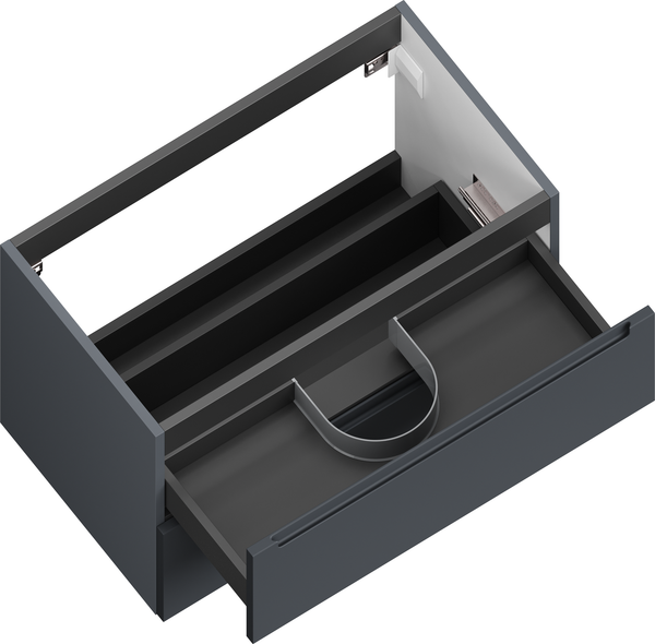 Тумба с умывальником ЗОВ Дион 100 / D100LAFM7015MKV5-LDSPW6002