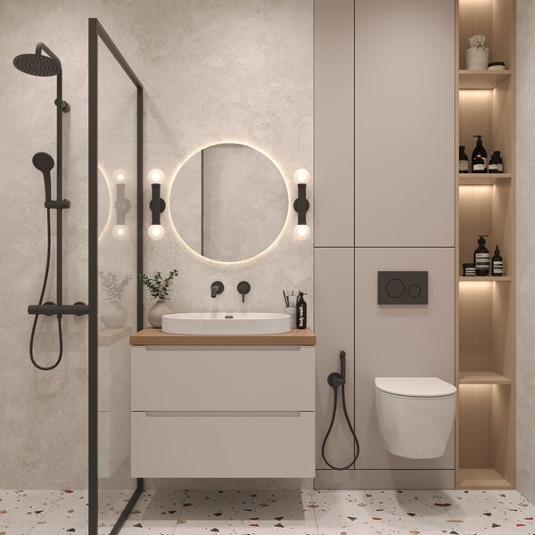 Тумба с умывальником ЗОВ Дион 70 / D70LWP0M9003MKV5-HPL38T6002