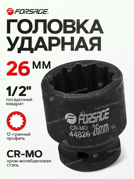 Головка слесарная Forsage F-44826