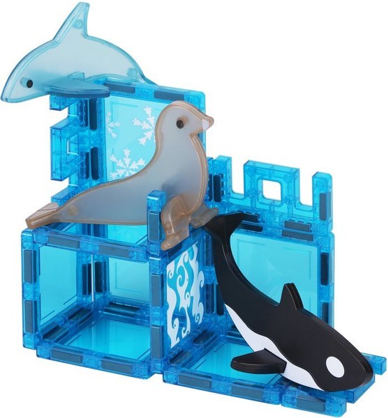 Конструктор магнитный On Time Морские животные / 45190