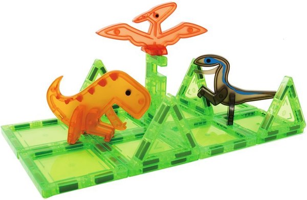 Конструктор магнитный On Time Динозавры / 45191
