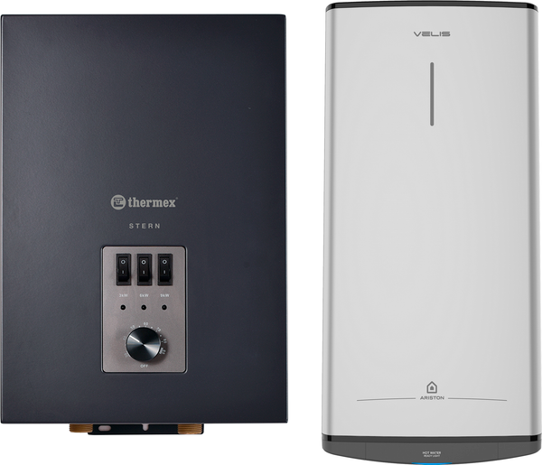 Комплект электрического котла с бойлером Thermex Stern 9 + Ariston ABS VLS PRO R 50 - фото
