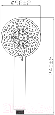 Лейка ручного душа Gross Aqua Nova GA3057