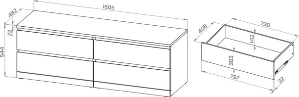 Комод Mio Tesoro Варма Prime 4D