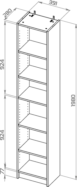 Стеллаж Mio Tesoro Варма Stand 40