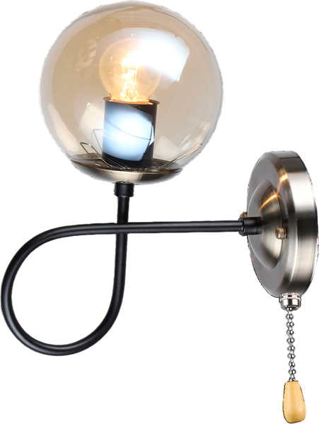 Бра Mirastyle SX-N-4243/1W BK+AB - фото