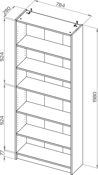 Стеллаж Mio Tesoro Варма Stand 80