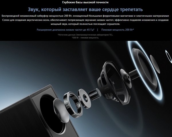 Звуковая панель (саундбар) TCL Q85H Pro