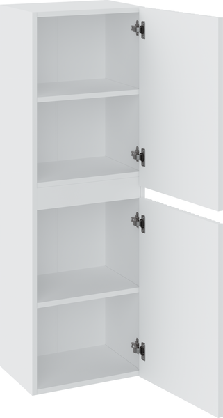 Шкаф-полупенал для ванной Runo Соренто 40 / Тренто 40 вертикаль