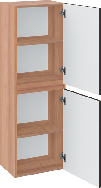 Шкаф-полупенал для ванной Runo Соренто 40 / Тренто 40 вертикаль