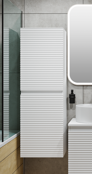 Шкаф-пенал для ванной Runo Соренто 40 / Тренто 40 горизонталь - фото