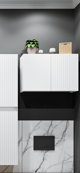 Шкаф для ванной Runo Соренто 60x30 вертикаль - фото