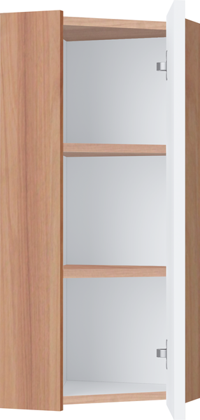 Шкаф для ванной Runo Соренто 30 / Тренто 30 угловой вертикаль