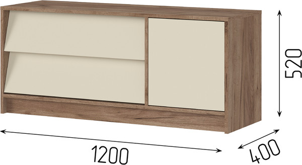 Тумба Стендмебель Рейн ТВ 01 под ТВ