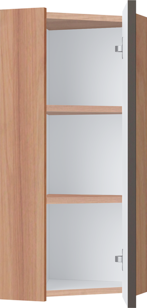 Шкаф для ванной Runo Соренто 30 / Тренто 30 угловой вертикаль