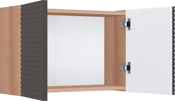 Шкаф для ванной Runo Соренто 60x40 / Тренто 60x40 вертикаль