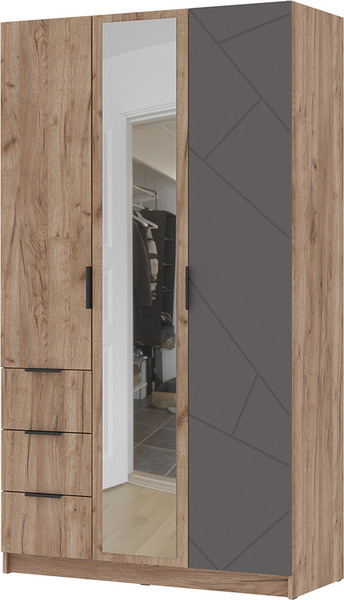 Шкаф Стендмебель Орегон ШК 03 3х-створчатый